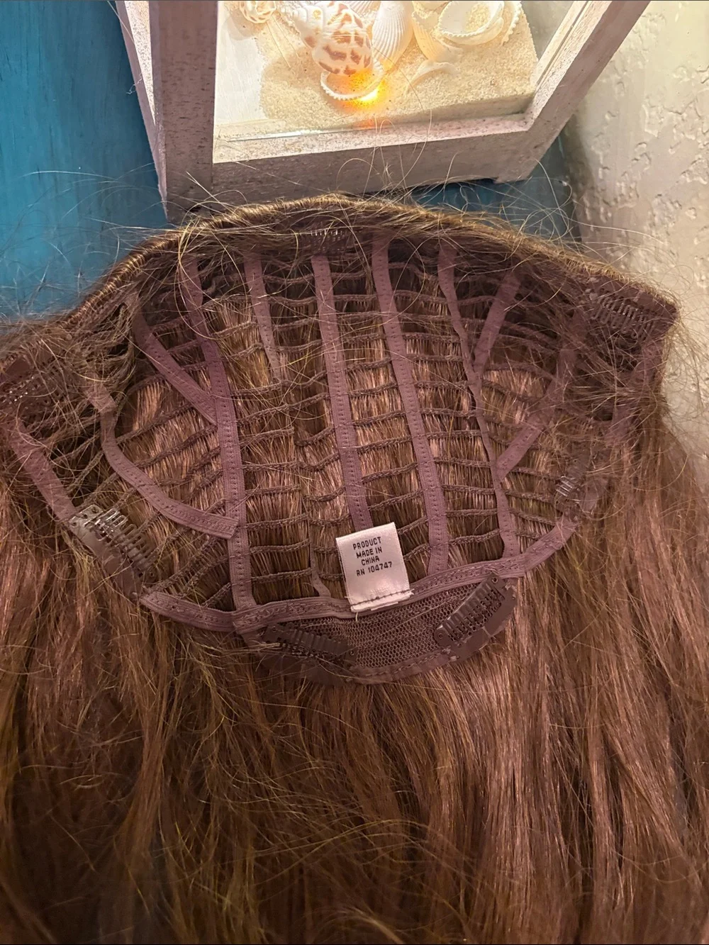 Brown Women's Clip-On Ponytail Hairpiece 21